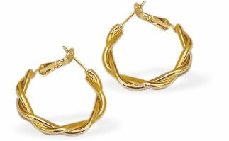 Golden Coloured Hoop Earrings
28mm in size

Colour: Silver Coloured
Rhodium Plated
Delivered in a soft, black, velveteen pouch