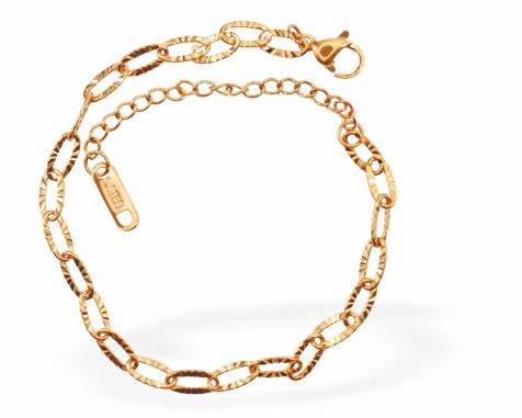 Adjustable Bracelet, Rhodium Plated
Chain Link

6cm in diameter
Nickel Free, Hypoallergenic
Delivered in a soft, black, velveteen pouch