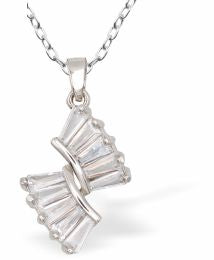 Silver Coloured Double Crown Necklace
22mm in size
Choice of 18" Stainless Steel or Sterling Silver Chains
Hypoallergenic; Free from cadmium, lead and nickel

Delivered in a soft, black, velveteen pouch