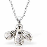 Silver Coloured Cute Bee Necklace with a choice of chains