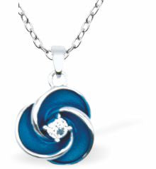 Designer Blue Twirl Necklace
Hypoallergenic: Nickel, Lead and Cadmium Free
13mm in size
Colour:&nbsp;Blue
Delivered in a soft, black, velveteen pouch