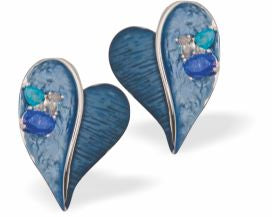 Designer Devoted Heart Drop/Stud Earrings with Crystal Embellishment
Hypoallergenic: Nickel, Lead and Cadmium Free
20mm in size
Colour:&nbsp;Blue
Delivered in a soft, black, velveteen pouch