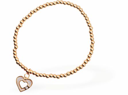 Dainty Charm Hollow Heart Bracelet
Hypoallergenic: Nickel, Lead and Cadmium Free

Colour: White and Golden Coloured
Chain: Rhodium Plated
Delivered in a soft, black, velveteen pouch