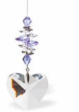 Austrian Crystal Suncatcher, Multi-faceted Crystals with Large Heart Crystal Drop Drop: 30cm from hanging loop to bottom (Approximate) Hang in the window or near a light source for full effect Loved by everyone, Suncatchers are a great gift for any occasion Brightens every space with reflected sunlight to instill calm and peace into a room