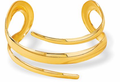 Elegant Golden Coloured Bangle, Adjustable