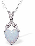 Glowing Opalite Love Heart necklace