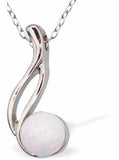Glowing Opalite Swirling Elegance Necklace