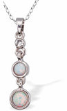 Glowing Opalite Doubledrop Necklace
