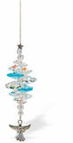 Suncatcher, Multi -faceted  Austrian Crystal with Winged Angel Feature