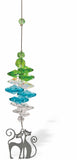 Suncatcher, Multi -faceted  Austrian Crystal with Silver Coloured Aristocats