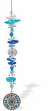 Suncatcher, Multi -faceted  Austrian Crystal with Colourful Dreamcatcher Feature
