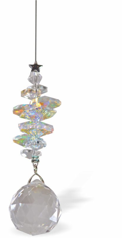 Austrian Crystal Suncatcher, Multi-faceted Crystals
