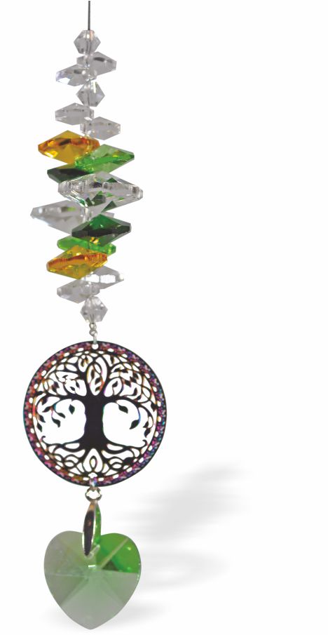 Austrian Crystal Suncatcher, Multi-faceted Crystals