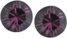 Austrian Crystal Diamond-shape Stud Earrings in Dark Amethyst Purple.  Available in four sizes.