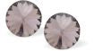 Byzantium Collection Swarovski Crystal Eclipse Studs Light Rose Earings