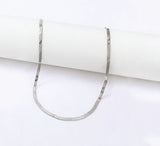 Titanium Steel Snake 18" Chain Hypoallergenic: Nickel, Lead and Cadmium Free 