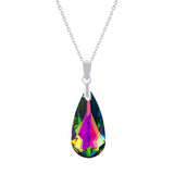 Austrian Crystal Classic Pendant Necklace in Vitrail Mediuim, with a choice of chains
