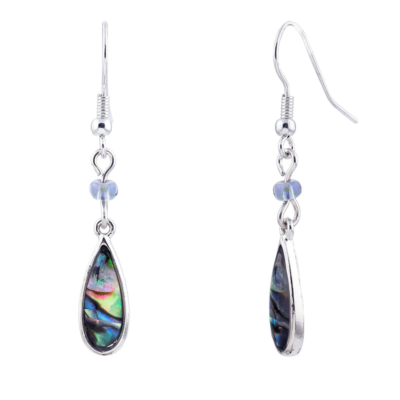 Paua Shell Droplet Earrings