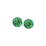 Austrian Crystal Diamond-shape Stud Earrings in Peridot Green, Available in 4 sizes with Sterling Silver Earwires